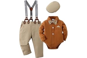 SANMIO Baby Boy Clothes 0-18M Baby Boys Suit 4pcs Baby Boy Dress Clothes Infant Tuxedo Sets