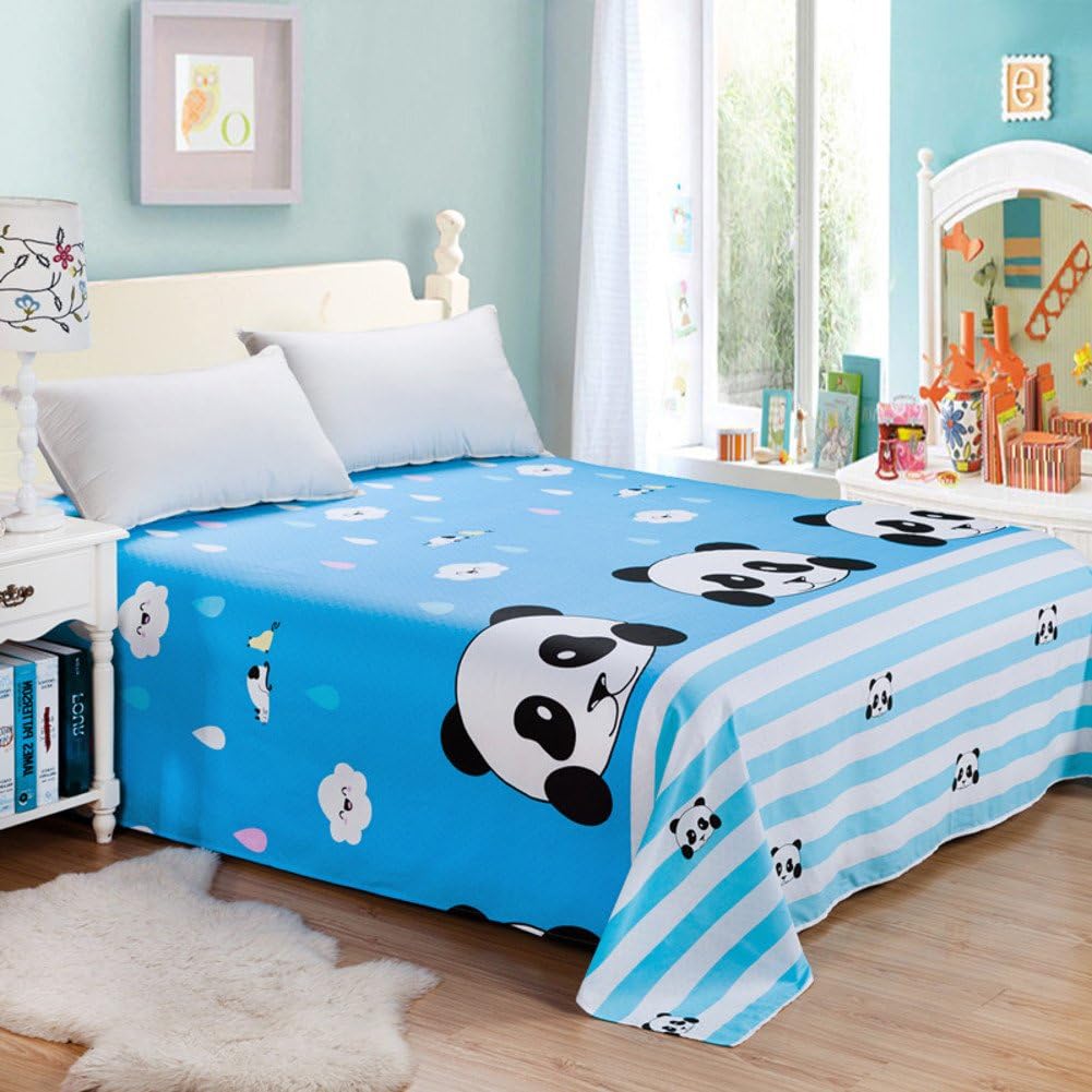 pure cotton double sheets/Cotton bad sheet printed flower-G 160x230cm(63x91inch)