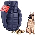 Dog Toys for Aggressive Chewers Large Breed, for German Shepherd, Indestructible Interactive Treat Dog Toys for Large Medium Breeds, Food Grade & Tough Rubber, Fun to Chew, Chase and Fetch (Blue)