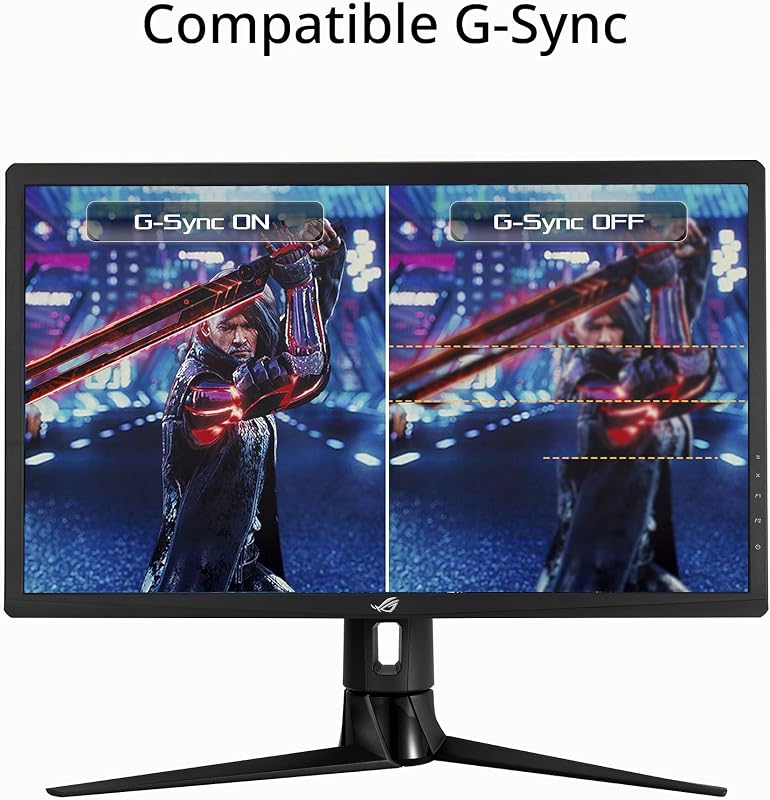 ROG XG27UQR - Ecran PC Gaming 27" 4K - Dalle IPS - 144Hz - 1ms - 3840 x 2160-400cd/m² - 2X Display Port, 2X HDMI et 2X USB - Display HDR 400-90% DCI-P3 - Adaptive Sync - DSC, Noir