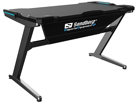 Sandberg Fighter Gaming Desk Grey computer desk
