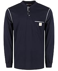 BOCOMAL FR Shirts for Men 5.5oz Lightweight Long
