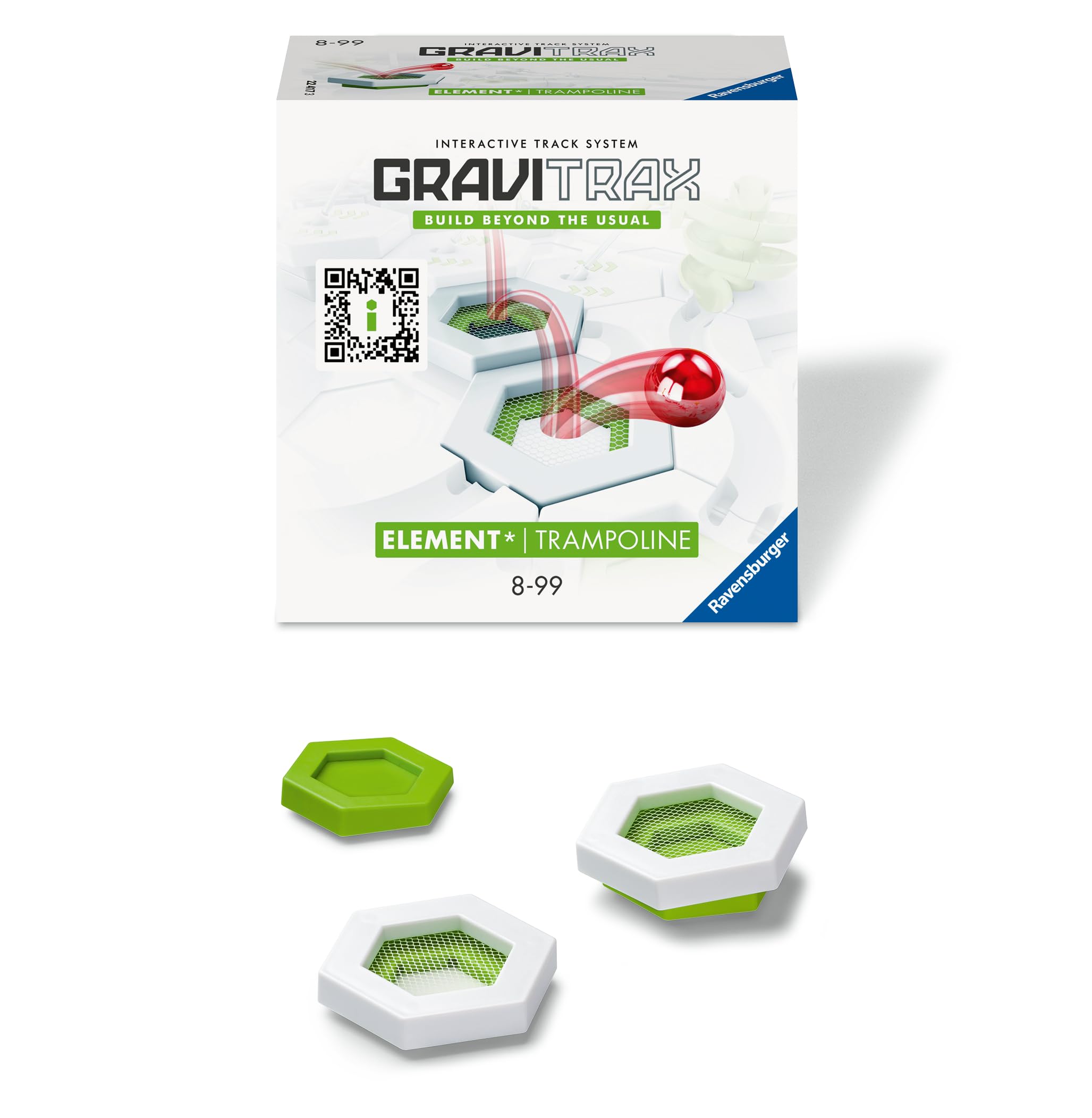 Ravensburger GraviTrax Extension Trampoline - Marble Run STEM, Building and Construction Toys for Kids Age 8 Years +