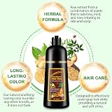 Generic 3 in 1 Herbal Hair Dye Shampoo Deeply Nourishing Natural Dark Brown view 3