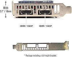 SRhonyra GT 730 4GB Low Profile Graphics Card