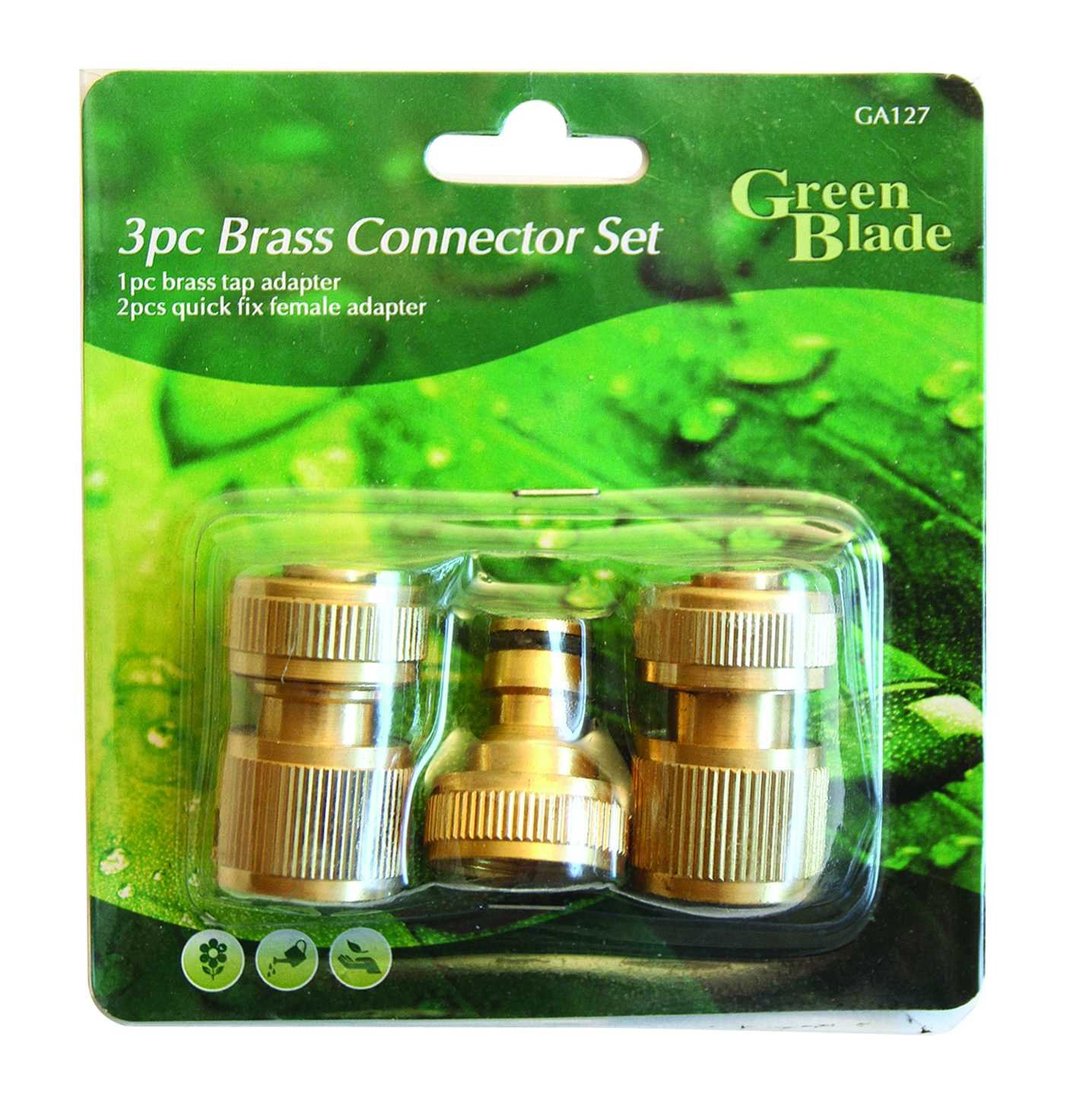 Green Blade BB-GA127 Brass Connector Set (3 Pieces)
