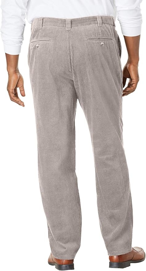 big and tall pleated corduroy pants