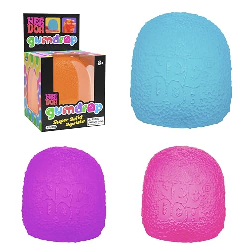 Schylling NeeDoh - Gumdrop - Soft Sensory Fidget Toy - Collectible Stress Balls - Ages 3+ - GDND