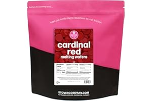 ELEVEN O'ONE Sweet Shoppe Cardinal Red Melting Wafers, 5 pounds