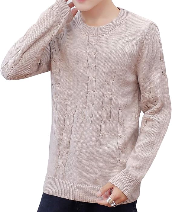 Amazon ニット セーター メンズ 無地 暖かい カジュアル ニットセーター 春秋冬 ゆとりがある セーター 通販