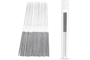 SAPLUSREPRAP 3D Printer Nozzle Cleaning Kit: 20-Pack 0.4mm Stainless Steel Nozzle Cleaner, 3D Printer Cleaning Needles for Creality Ender 3/K1/MK8/V6, No Clogger, Sturdy and Durable, Ease of Use, by 5APLUSREPRAP