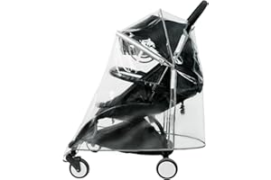 EZKINDHEIT HighEnd Thicking EVA RainCover for Compact Foldable Stroller,Fit BBZYOYO Perfectly,Weather Shield with Waterproof Zipper Opening,Reflective Safety Edging & Full Coverage Design,Ideal for Urban Travel.