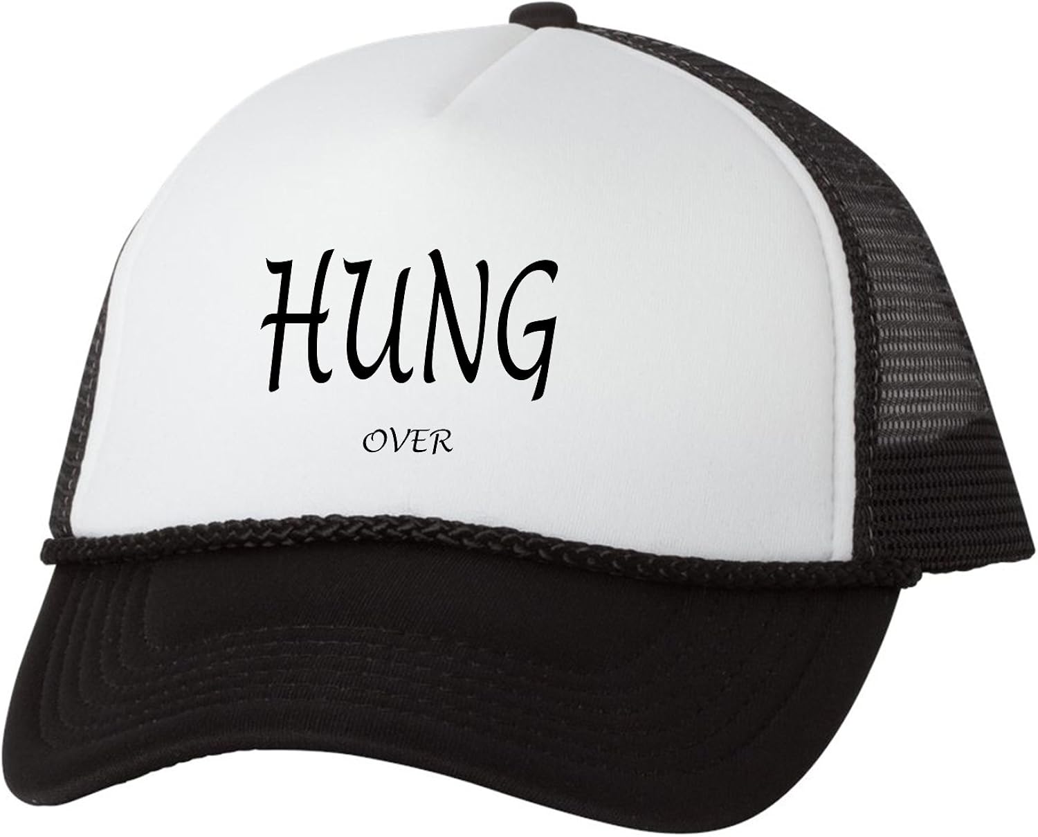 Funny Trucker Beer Drinking Hat Hung Over Baseball Cap