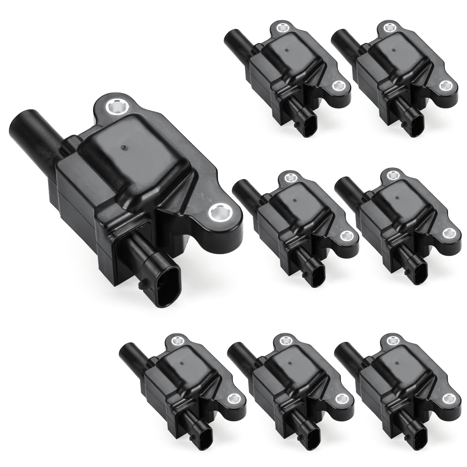 Photo 1 of Set of 8 Ignition Coil Pack Compatible with Cadillac Escalade ESV EXT, Chevy Avalanche Express Impala Silverado Suburban Tahoe, GMC Envoy Savana Sierra Yukon, Hummer H2 H3 Replace UF413 C1511