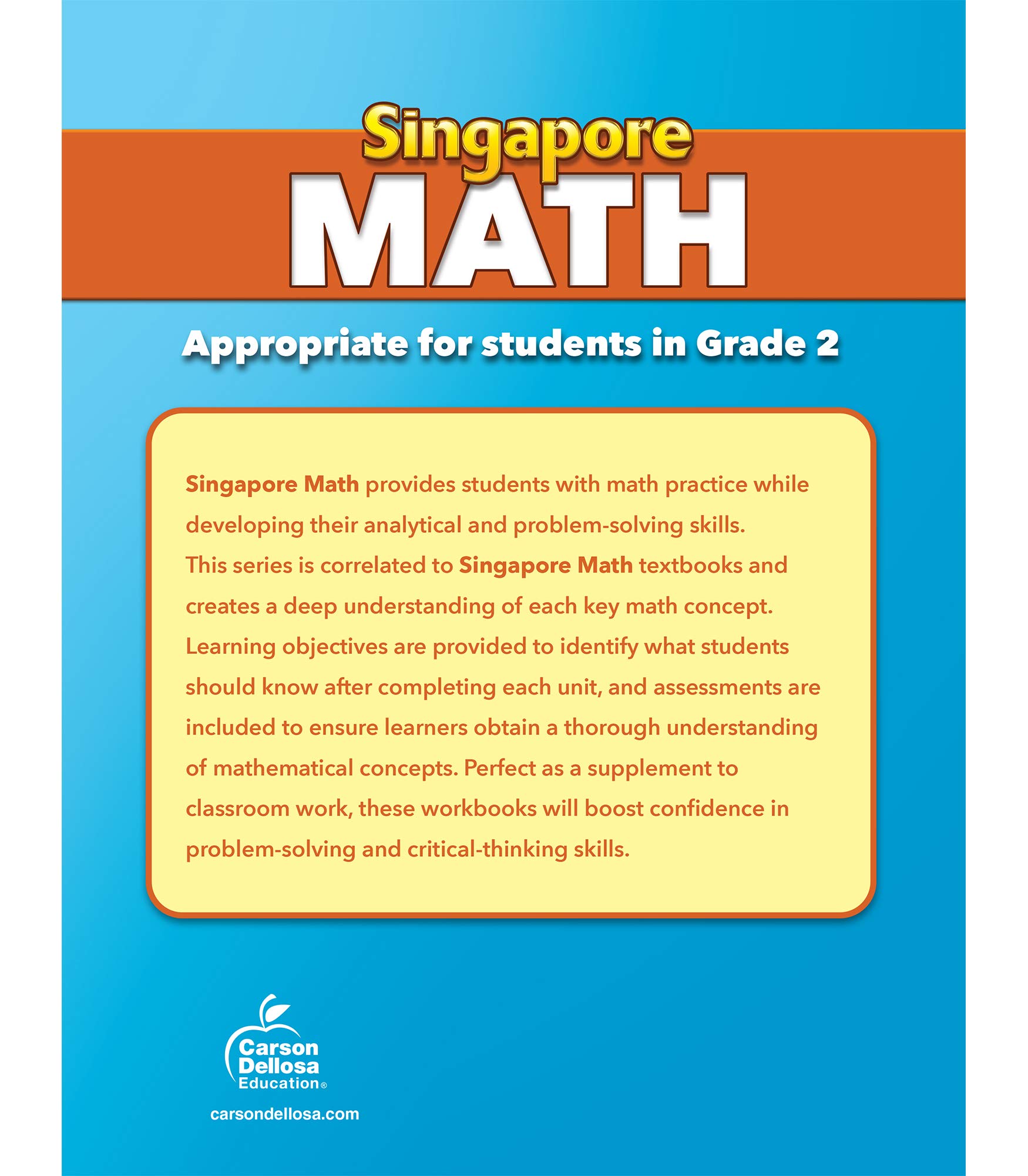 Singapore Math 2nd Grade Math Workbook, Addition, Subtraction, Multiplication and More for Homeschool or Classroom (Singapore Math, Level 1 A & B)
