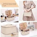 Ethereal Travel Makeup Bag Large Capacity Water-Resistant Cosmetic Organizer view 9
