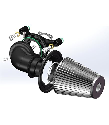 Amazon.com: Arlen Ness 90 Degree Monster Sucker Air Cleaner No