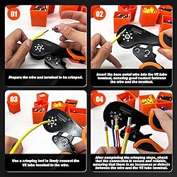 Ferrule Crimping Tool kit AWG30-5 Self-Adjusting