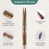 KnitPro Symfonie Interchangeable Circular Needles 5" 4.50mm Birch Wood view 3
