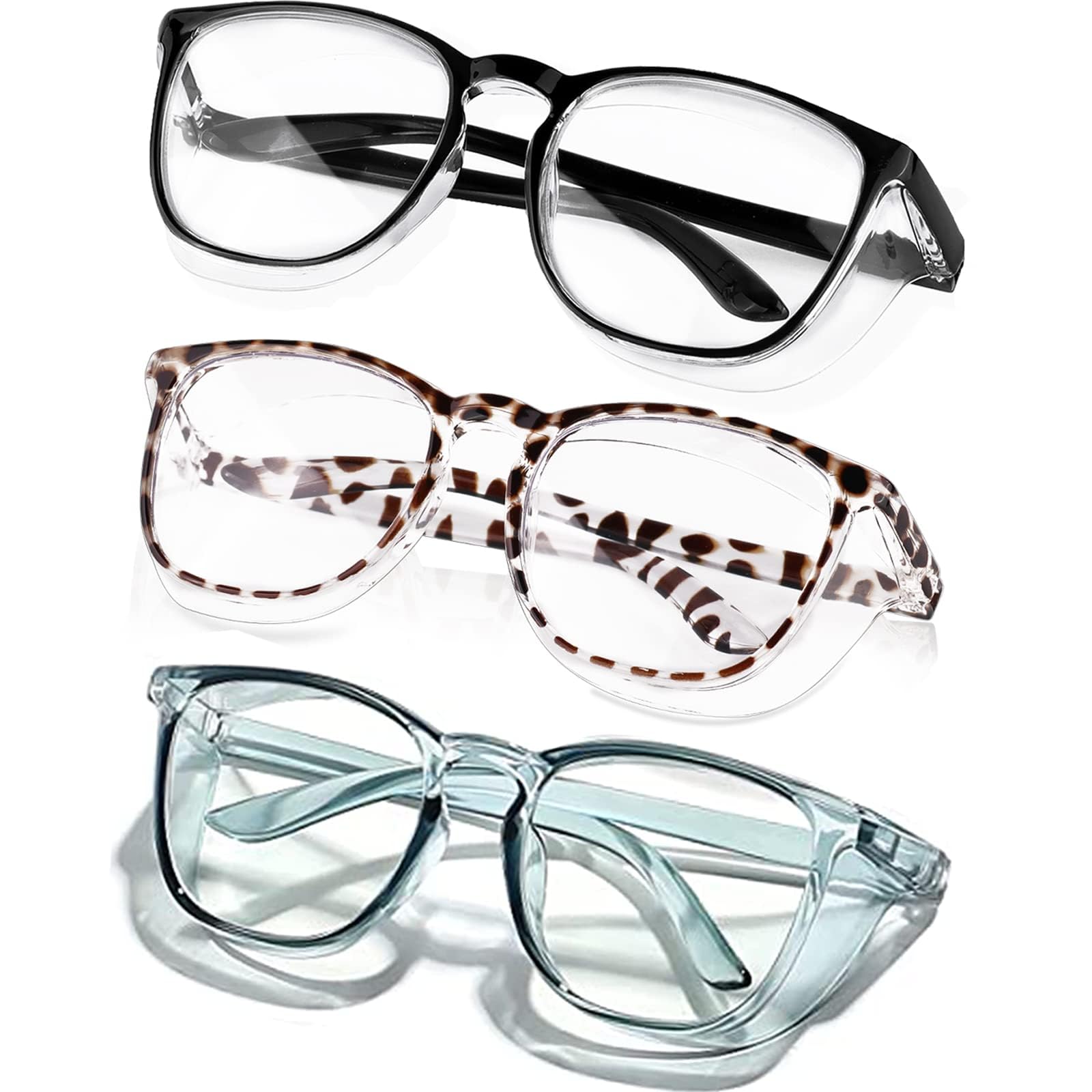 SQIMZAR 3 PCS Safety Glasses Goggles For Women
