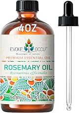EVOKE OCCU Rosemary Essential Oil 118ml Pure Rosemary Oil for Hair Skin Diffuser