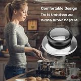 Gunwon 4 Pcs Pot Lid Knobs Stainless Steel Bakelite Replacement Handles with view 4