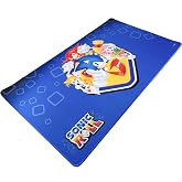 KESS Sonic Roll Playmat - Cast - 24 x 14 in Neoprene Non-Slip Gaming Pad | Durable stitched edges and polyester surface for card games, board games, tabletop RPGs, or use as an extended mouse pad