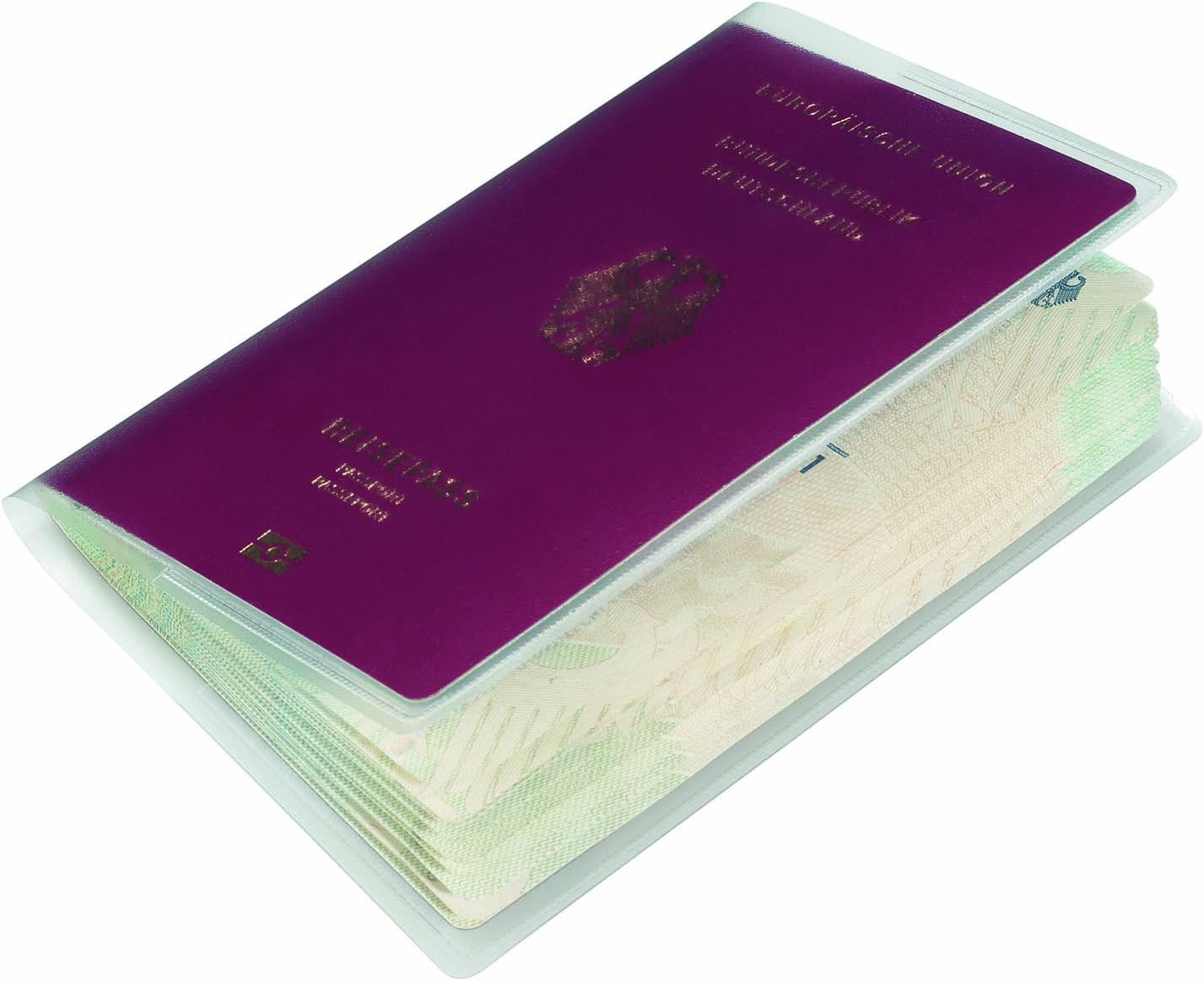Durable 214319 Protective Cover (for passports from March 2017) 10-Piece, Transparent, Maximum insertion size: 189x129 mm - Image 3