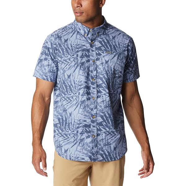 Columbia Men's Rapid Rivers II Short Sleeve Shirt, Safari...