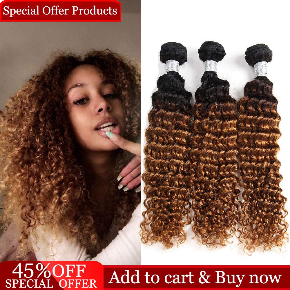 181818 1b 30deep Christmas Gift Ombre Brazilian Deep Wave Human
