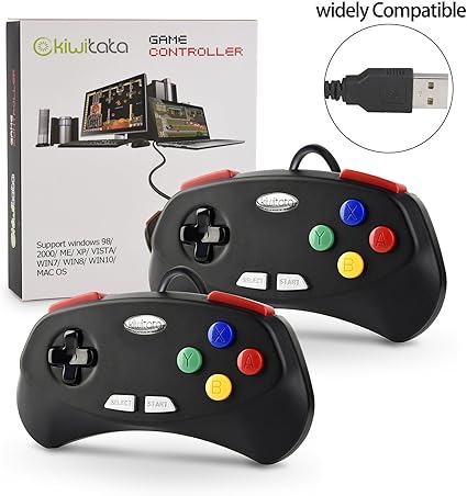 Amazon Co Jp Kiwitata Snes レトロ クラシック Usb コントローラー ジョイパッド Windows Pc Mac Raspberry Pi 3用 2個パック Computers