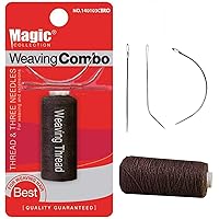 Magic Collection Weaving Thread & Needles Set - Brown Hair Weaving Combo