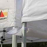 ABCCANOPY 10ft Canopy Rain Gutter for 10' x 10' Pop Up Tent - White view 2