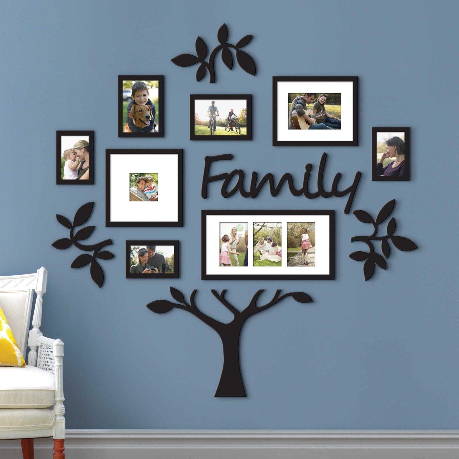 Family Tree Collage Picture Photo Frame Collage Photo Wall Mount Wedding Decor