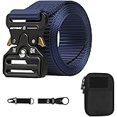 KEYNAT MensTacticalBelt MilitaryStyleNylon Tactical Belt MultiFunctionalTactical Web BeltsQuick ReleaseZincAlloyBuckle