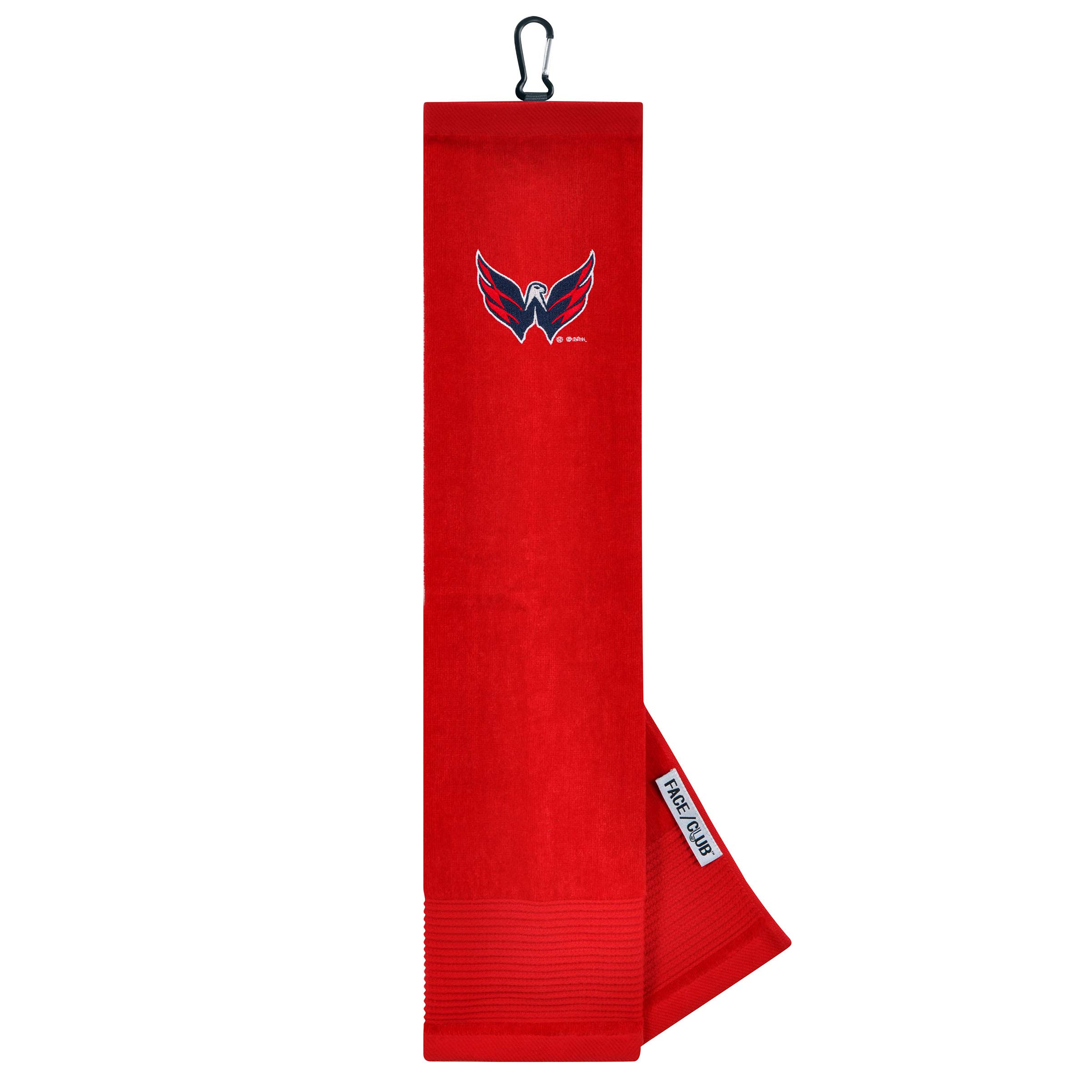 Team Effort Washington Capitals Face/Club Tri-Fold Embroidered Towel