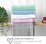 Bloomsbury Mill Cellular Baby Blankets 100% Organic Cotton Pack of 2 view 4