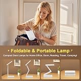 One Fire 6000mAh Rechargeable Desk Lamp 3 Colors Dimmable USB Portable view 8