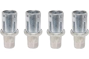 GSW FT-S3 Adjustable Stainless Steel Bullet Feet for 1-5/8" O.D Tubing Set of 4