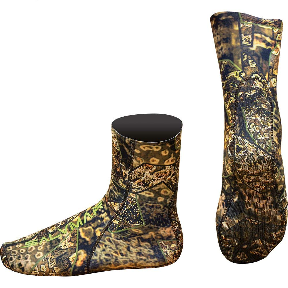 SALVIMAR Krypsis Unisex Adult Camu XL Underwater Fishing Socks