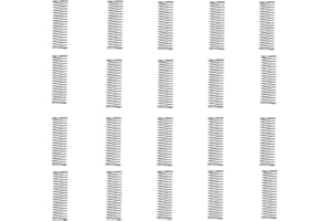 Boxonly Compression Spring for Home Machinery Industrial Lawn Mowers Stainless Steel Compressed Spring 12mm OD 0.8mm Wire Size 50mm Free Length 20 pcs