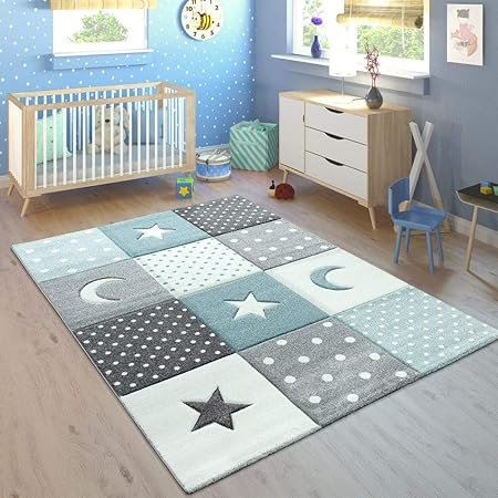 pastel rugs baby room