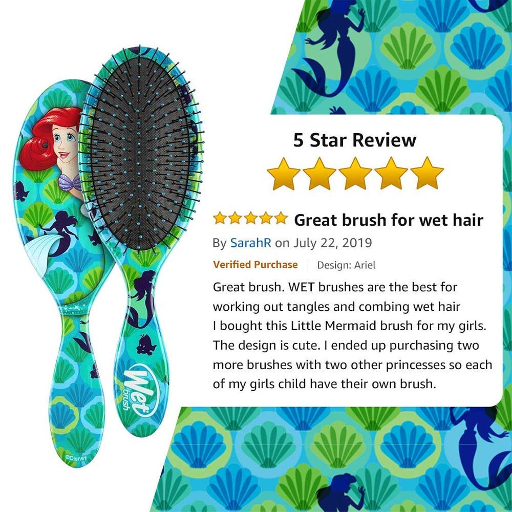 Wet Brush Original Detangler Disney Princess Collection - Ariel : Beauty