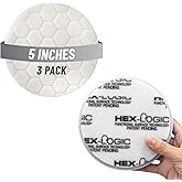 Chemical Guys Hex-Logic Ultra Light Cut Polishing Pad White (5.5 Inch) (3 Pack) – Foam Finishing Pads for Swirl Removal, Gloss Boosting & Final Polish