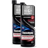 Chevron Techron High Mileage Fuel System Cleaner, 12 oz, Pack of 2