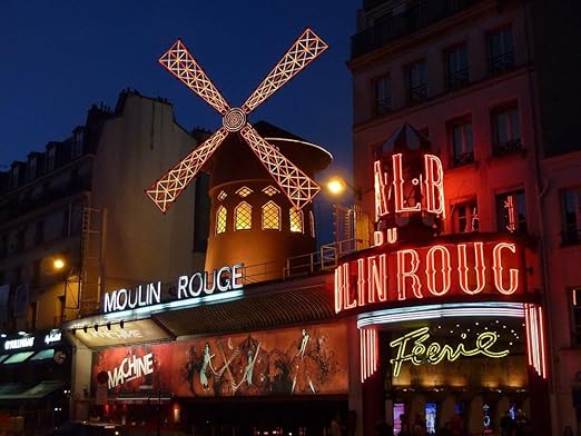 Amazon Com Laminated 36x24 Inches Poster Moulin Rouge Paris Red