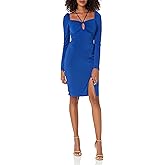 Guess Womens Longsleeve Cut Out Sheath Dress