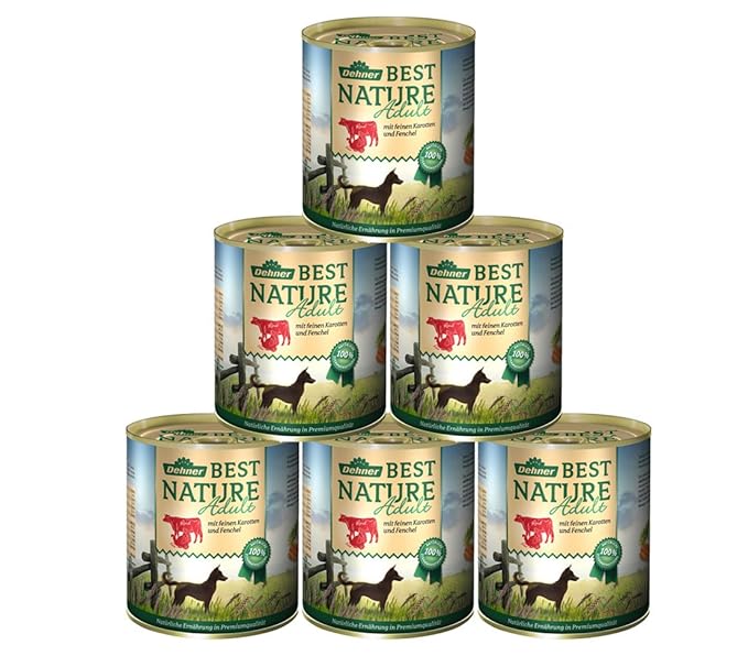 Dehner Best Nature Hundefutter, Adult Rind und Pute mit Karotten