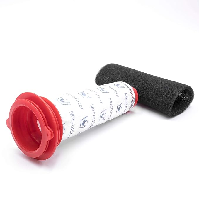 vhbw Filterset (Microfilter + Schaumstofffilter) für Bosch Athlet BCH6ath25l/01, BCH6l2560/01, BCH6l2561/01, BCH6lng25/01, BC
