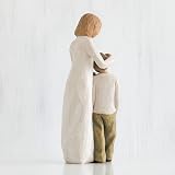 Willow Tree Mother and Son Figurine 8 Inch Hand-Painted Resin view 4